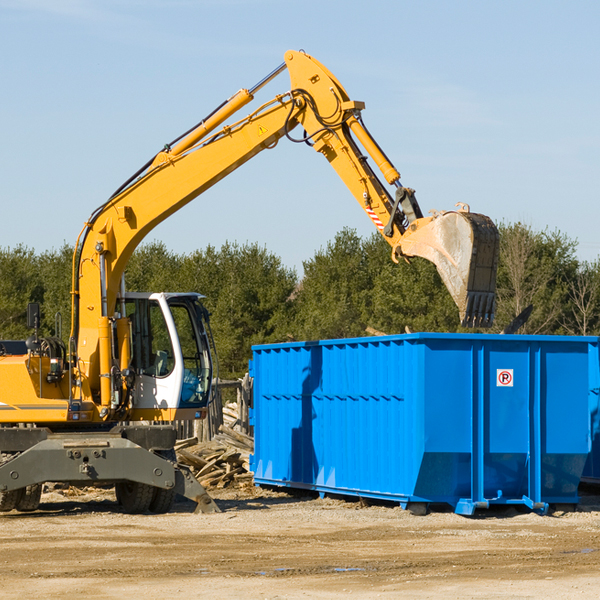 can i request a rental extension for a residential dumpster in Brown Ohio